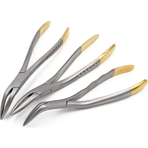 Dental Root Residual Fragment Forcep Minimally Invasive Extraction Broken Root Pliers Upper Jaw Lower Mandible Universal