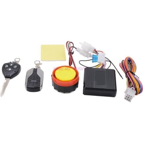 By DHL or Fedex 10pcs Universal motorcycle alarm 12V scooter alarme moto waterproof theft alarm remote control easy to use