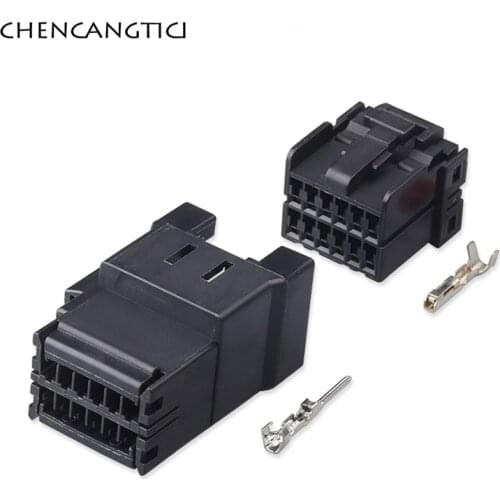 2 Sets 12 Pin Way Auto Window Lifter Assembly Wiring Harness Connector Plug Sealed Housing Electrical Socket 174058-2 174045-2