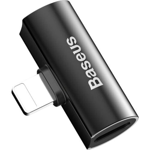 2 in 1 for apple lightning to 3.5mm headphone jack adapter audio charging converter for iPhone xs max xr x 8 7 6s plus earphone