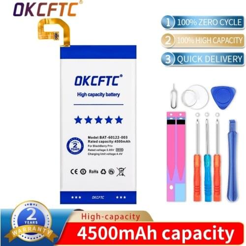 OKCFTC BAT-60122-003 4500mAh Battery for BlackBerry Priv within tracking number
