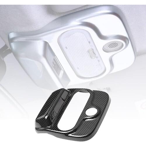Car Front Reading Lamp Decoration Frame Ceiling Lamp Decoration Cover for Mercedes-Benz Smart 453 Fortwo 2015-2017