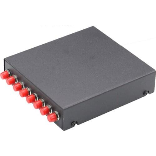 Free shipping 8 Port UPC/APC Fiber Patch Panel Desktop Pigtail Optical Fiber Terminal Box with SC FC LC PigtailEight-port fiber