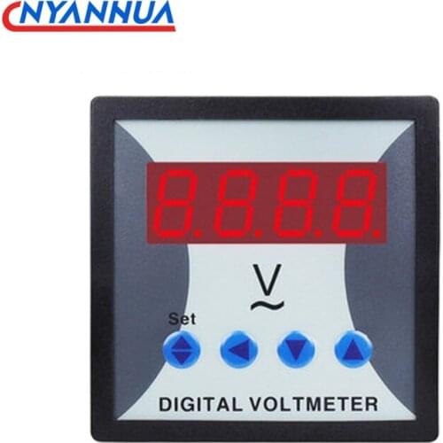 Digital Display Voltmeter DP3-72V Single-Phase Multi-Function Digital Display 0-500VAC