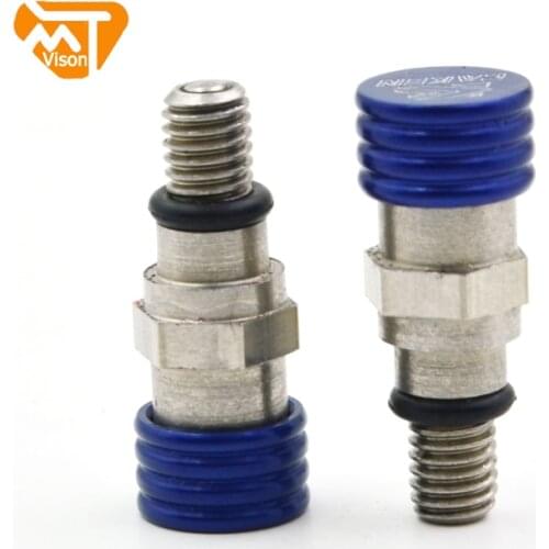 M5 0.8MM Blue Fork Air Bleeder Relief Valve For Yamaha YZ85 125 YZ250 YZ250F YZ450F WR250F WR450F Dirt Bike Motorcycle Motocross