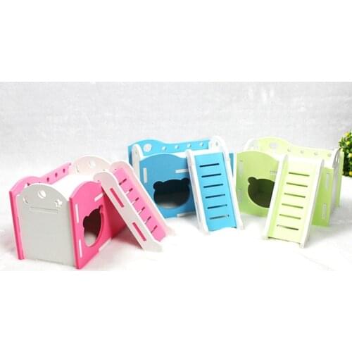 Cute Mini Small Animal Pet Hamster House Nest Guinea Pig Rabbit Hedgehog Pet Sleeping House Supplies Small Animals Cages