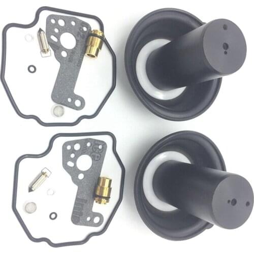 Motorcycle Carburetor Vacuum Diaphragm Carb Repair Kit for Yamaha XV535 XV Virago 535 Gasket Float Needle Parts