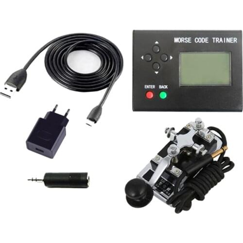 New Morse Code Trainer Shortwave Radio Telegraph CW Key Learning K4 Telegraph Key