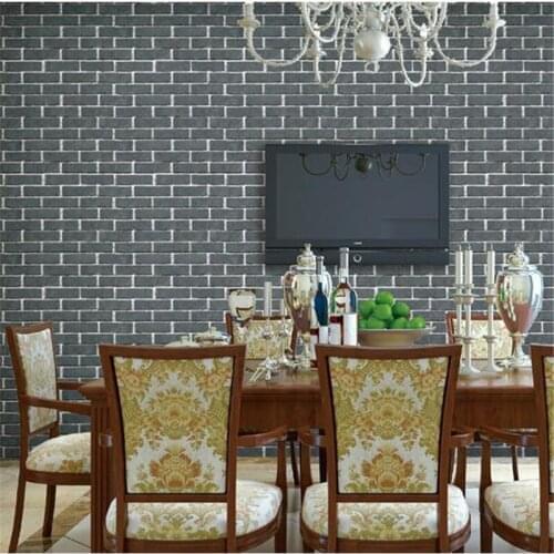 Wellyu Papel de Parede Antique Brick Wallpaper Vintage Brick Living Room Restaurant Wallpaper Gray Brick Wallpaper Hotel обои