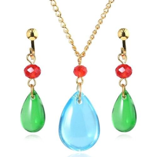 Anime Howls Moving Castle Necklace Cosplay Costumes Accessories Howl Earring Pendant