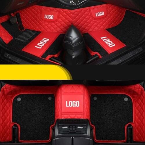Front + rear car floor mats For ford focus mk1 2 3 fiesta mk7 fusion ranger explorer 5 s max taurus edge mondeo mk4 accessories