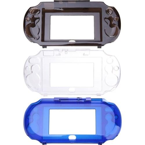 Clear Hard Case Transparent Protective Cover Shell Skin for Sony psv2000 Psvita PS Vita PSV 2000 Crystal Console Body Protector