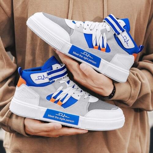 Plus Size High Top High-soled Shoes Running Womens Tennis Shoes Sneakers Men Sports Shoes Woman Jogging Femme Sport White B-960