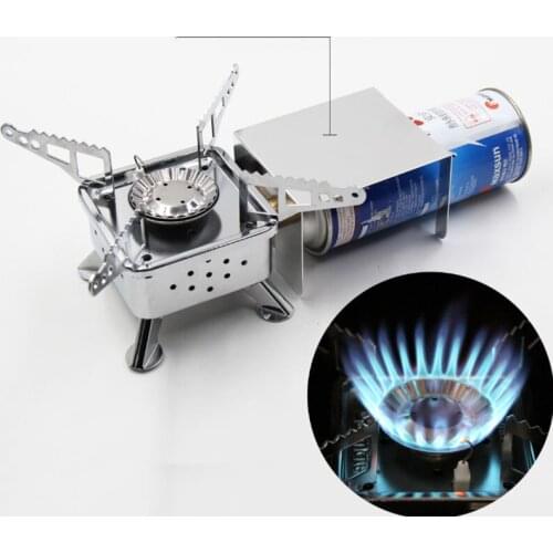 Foldable mini cassette stove camping gas stove outdoor tea cooking gas stove picnic stove portable gas stove