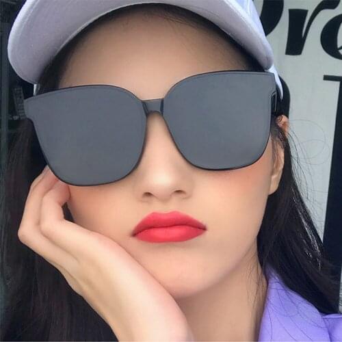 2021 New Women Oversized Sunglasses Vintage Men Fashion Brand Designer Square Sun Glasses Classic Stylish Eyewear Gafas De Sol