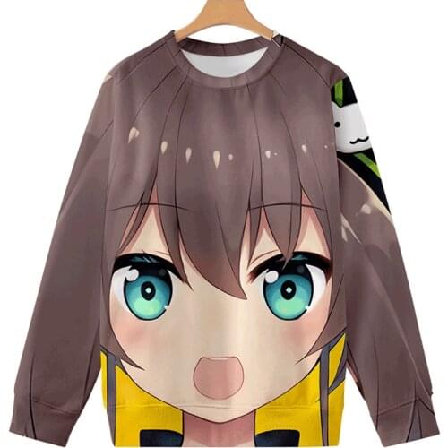 2021 VTuber Ookami Mio Hoodies Sweatshirts Fashion Men/Women Sweatshirt Mens Long Sleeve Unisex 3D Print Pullover Clothes