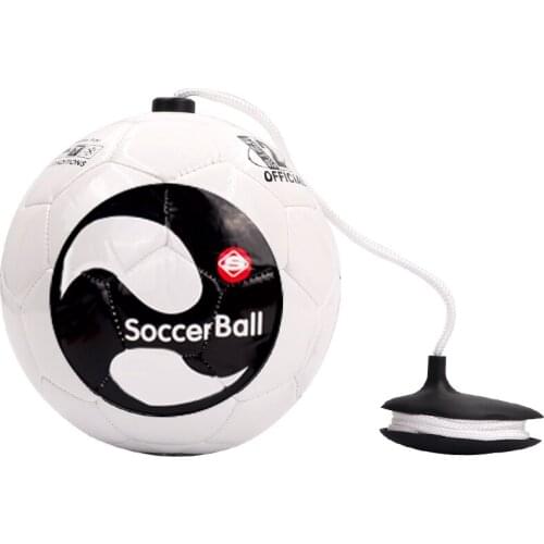 Football Training Ball Kick Soccer Ball TPU Size 2 Football Rope Touch Solo Kickwith String Beginner Trainer Practice Belt
