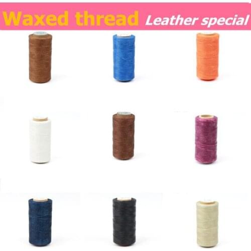 260 Meter 1mm 150D Leather Waxed Wax Thread Cord for DIY Tool Hand Stitching,16 Colors Superior Hand-Woven Wax Wire Thread
