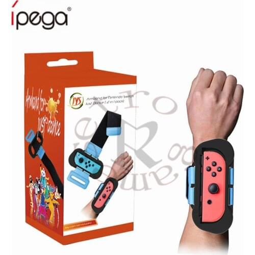 1Pair Adjustable Elastic Dance Wrist Band Strap Wristband for Nintendo Nintend Switch Just Dance 2019 Joy-Con Controller