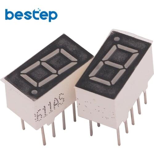 10pcs 1 Bit Common Cathode Digital Tube 0.36" 0.36 inch Red LED