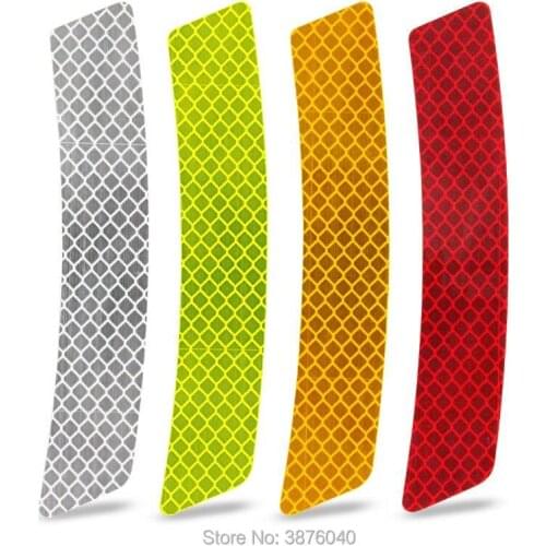 2Pcs Car Reflective Strip Stickers Warning Light Reflector for Honda Civic 2017 Fit Accord Jazz Crv Hrv Dio Car sticker