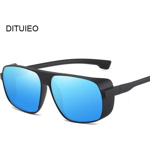 2019 New Retro Steampunk Sunglasses Men Women Round Designer Metal Steam Punk Shields UV400 Sun Glasses Male Female