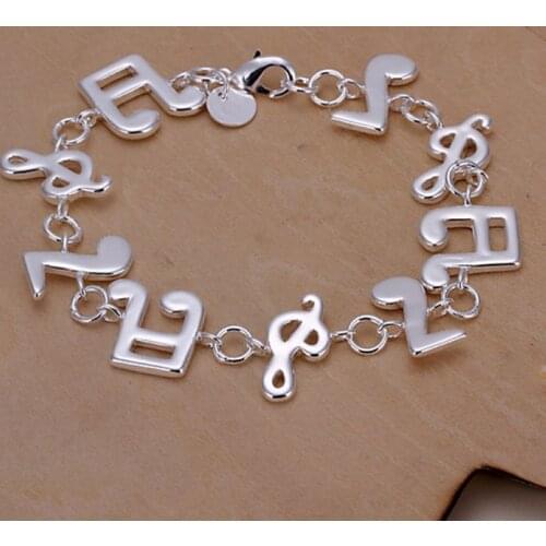 925 jewelry silver plated jewelry bracelet fine fashion bracelet top quality wholesale and retail SMTH242