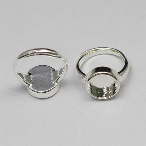 Beadsnice Brass Ring Base Bezel Setting Blank Ring Setting DIY Jewelry Making 33857