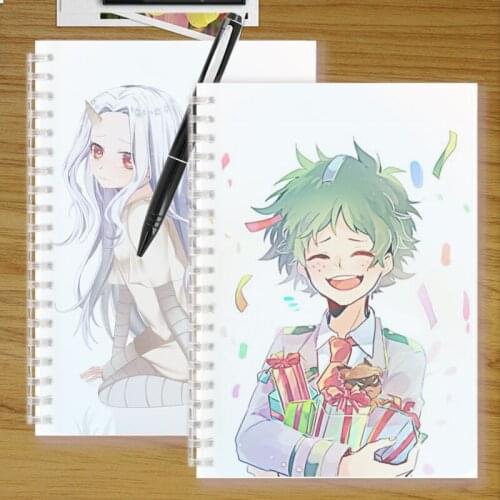 Anime My Hero Academia Spiral Notebook Sketch Note Book Boku No Hero Academia Notepad For Writing Painting Journal COSPLAY Gifts
