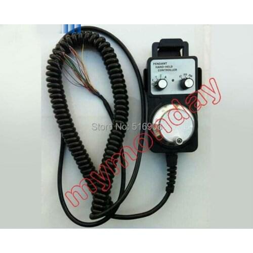 CNC Rotary Encoder Hanual Pulse Generator 4 Axis MPG Pendant Handwheel For Siemens, MITSUBISHI, FANUC. etc.5V