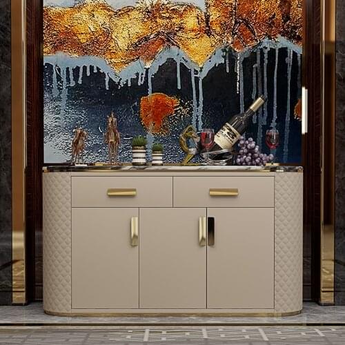 Dining Room Long Sideboards Marble Top Buffets