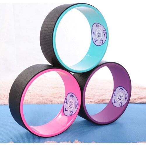Environmentally Friendly Natural Rubber Yoga Wheel Resin Dharma Round Back Bend Artifact Yoga Circle