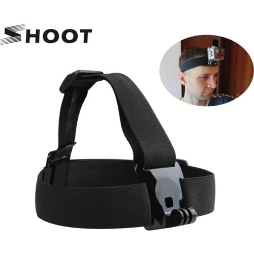 Elastic Harness Chest & Head Strap for GoPro Hero 9 8 7 5 6 Black Sjcam Sj4000 Yi 4K Eken Camera Mount for Go Pro 7 Accessory