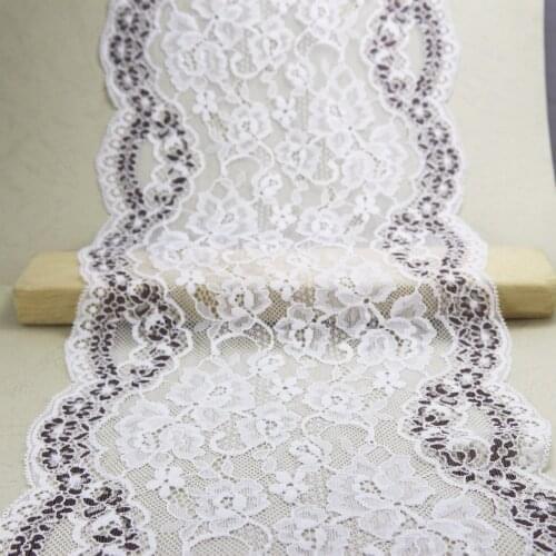 1 Yard 195cm Width Elastic Stretch Lace Sewing Garment Accesorries