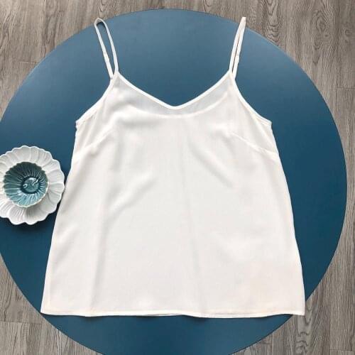 Elfbop Ladies Silk 100% Strap Top - Women/Female High Quality Silk Top Sale