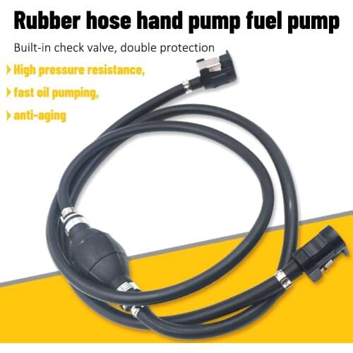 5/16" Gas Hose Fuel Line Assembly Primer Bulb Universal for Outboard Marine 210/310cm Fuel Hose Fit for Yamaha/ Mariner /Johnson