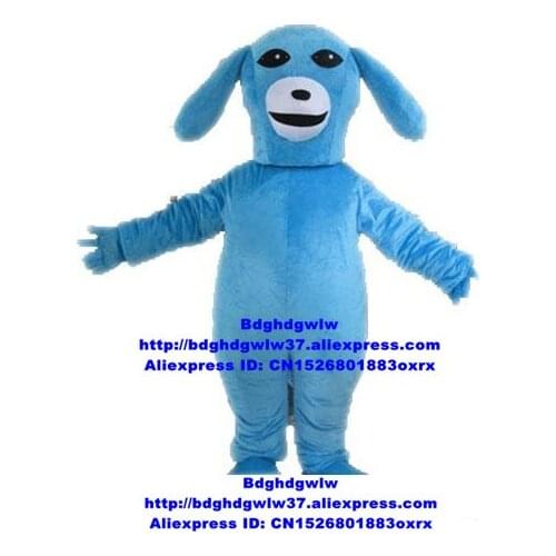 Blue Dachshund Beagle Labrador Rottweiler Springer Spaniel Dog Mascot Costume Adult Advertising Drive Carnival Fiesta zx199