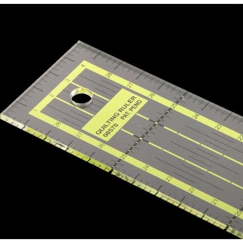 Quilting Patchwork Graph Ruler with Scale Measuring Tool 30 Length for Office Students Tailors