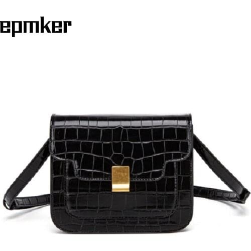 EPMKER Fashionable Purses and Handbags Luxury Designger Bags Women Alligator Shoulder Bags Mini Flap Top Quality Crossbody Bag