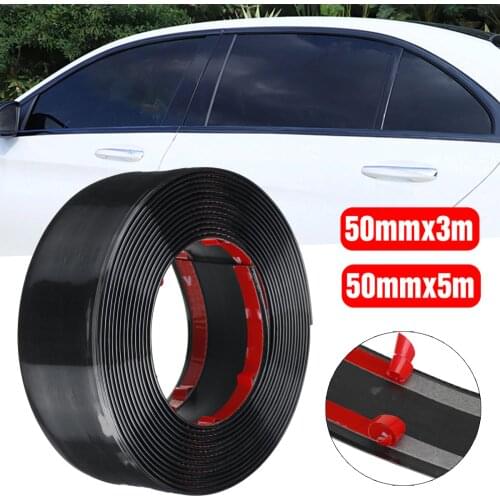 Car Body Molding Trim Black Roof Grille Window Side Mirror Trim Strip Moulding Styling Line Trimming For Toyota/Honda/Nissan