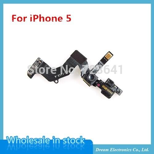 MXHOBIC 20pcs/lot Front camera flex cable cam facing proximity sensor light flex cable replacement part For iphone 5 5G