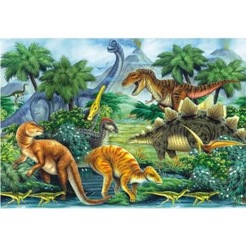 Dinosaur wall decor DIY diamond painting animal dinosaur group full dimaond embroidery dinosaur kits diamond mosaic animal group