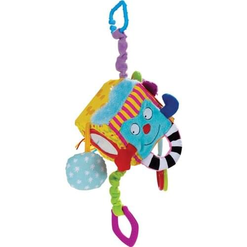 2019 New Multifunctional Blocks Bed Bell Cartoon Teether Rattle Pendant Baby Educational Toy