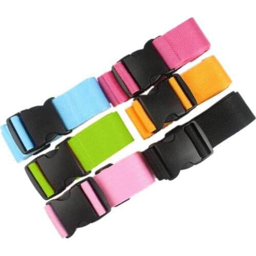 One-word packing belt suitcase binding with checked reinforcement belt trolley case plastic buckle luggage belt