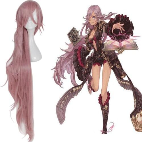 Game SINoALICE Cosplay Wigs Long Curly Wave Wigs Halloween Carnival Party Cosplay Women Wigs Mixed Purple Cosplay Wigs