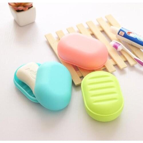 Portable Soap Dish Case Soap Holder Container Box Tray Travel Outdoor Hiking Camping Bath Tools Bathroom Accessories SN708