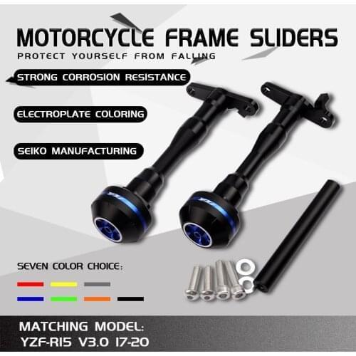 Frame Slider Crash Protector For YZF R15 V3 2017-2020 18 19 YZFR15 Motorcycle Accessories Bobbins Falling Protection POM