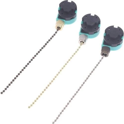 1Pc Adjustable Ceiling Fan Pull Chain Switch Pull Cord Chain Shift Switch Ceiling Fan Light Lamp Replacement 6A/125VAC-3A/250VAC