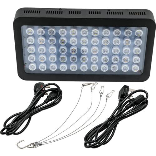 LED Aquarium Light 165W Full Spectrum Reef Coral Marine Tank Light Bulb Lamp