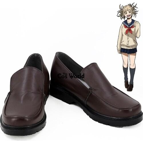 My Hero Academia Boku No Hero Academia Himiko Toga Anime Customize JK Uniform Shoes Cosplay Flat Shoes